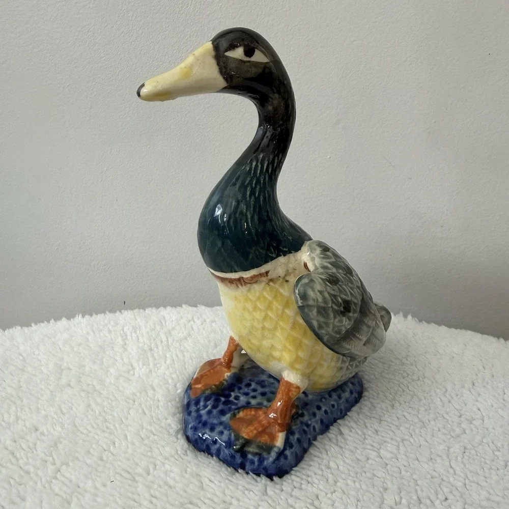 VTG Mallard Duck Porcelain Hand Painted Figurine Made in Japan 6